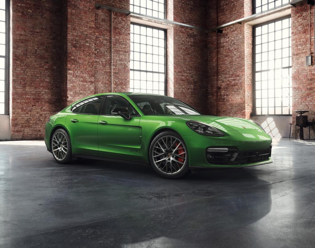 jantes Panamera SportDesign de 21 pintadas em Platinum (acetinado), aplicações dos puxadores de portas pintadas