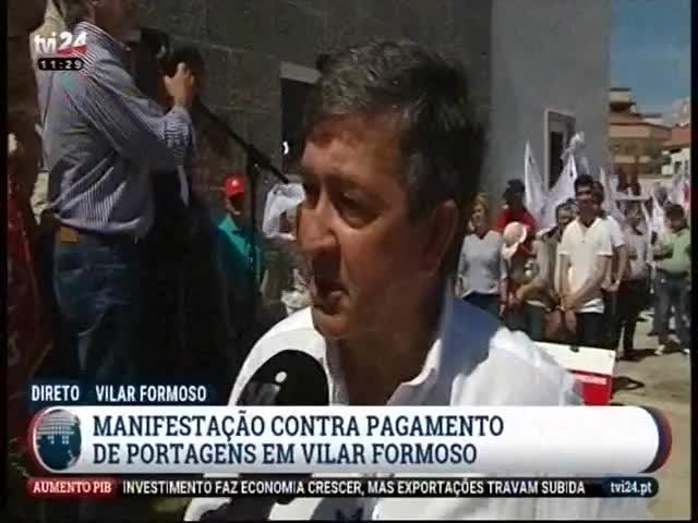 Manifestação contra pagamento de