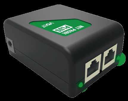 Re cabeada UTP PDC V Utilizado na RC V, sua função é receber e transmitir dados e energia através do cabo UTP, com conectores RJ4, padrão PoE (Pinos 4 e Positivo, 7 e 8