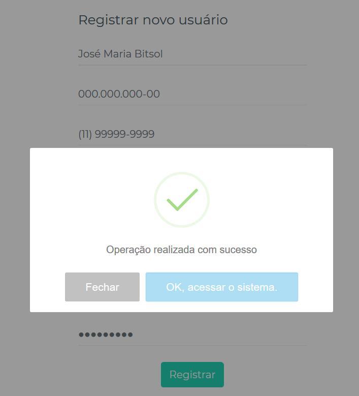 Caso você ainda não tenha um registro, precisará seguir esses passos (Figura 2): Clique no link Registrar, conforme imagem.