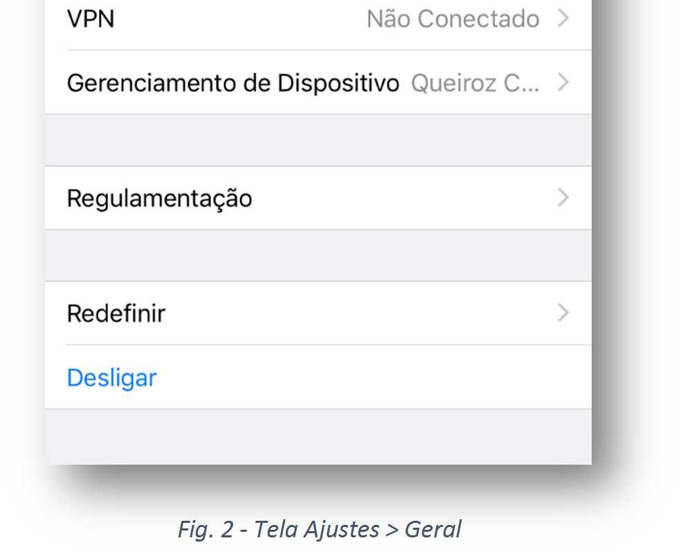 Em seguida, acesse a Tela de Início do seu aparelho e clique no ícone do app Conexão GEQ