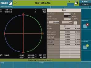 Autoajuste (Finetune) Assistente (Wizard) para a colocação em funcionamento A Fagor Automation fornece este software para facilitar a integração de seus sistemas e reduzir o tempo de fabricação da