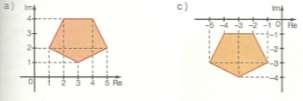 8. Os números complexos correspondentes aos pontos da região pentagonal ao lado foram multiplicados por i².