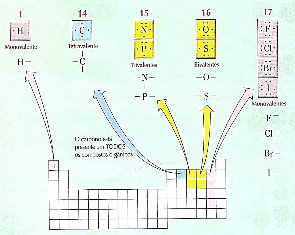 C é um átomo muito versátil em relação às ligações covalentes que pode formar Regra do octeto na formação de uma ligação covalente os átomos tendem a ficar com 8 elétrons na
