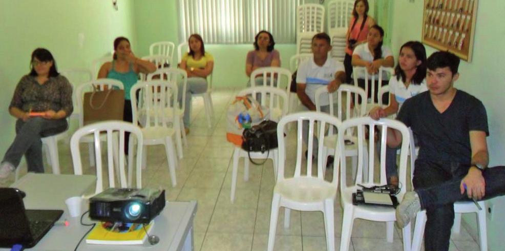 Centro de Apoio ao CBH PPA recebe aula presencial da segunda turma do curso de Spots de rádio em Caicó (RN) Membros do CBH PPA e jornalistas assesores participam do curso de spot de rádio Nos dias 23