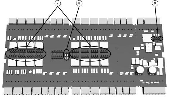saídas de relé Todos os conectores, com exceção de RS-232 e Interface host Ethernet, podem ser plugados com terminais de parafusos de aperto. Figura 3.