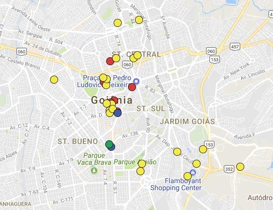 5. ANÁLISE DO MERCADO HOTELEIRO E PERSPECTIVAS Set competitivo geral Ibis Styles MAPA DO SET COMPETITIVO