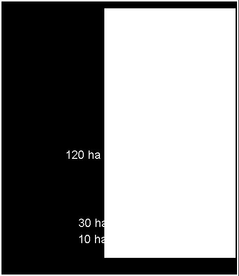 33. O gráfico apresentado abaixo, do tipo Box plots, foi elaborado utilizando dados referentes a distribuição de área plantada de girassol no ano de 2008 no Rio Grande do Sul, nos municípios com pelo