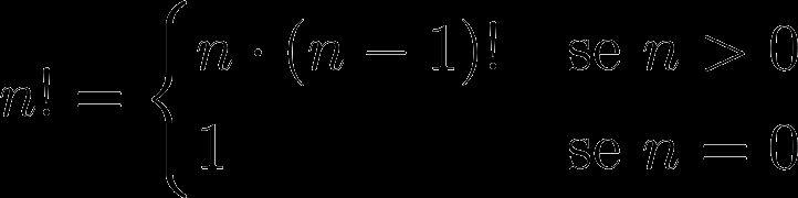Fatorial recursivo def fatorial(n): if n