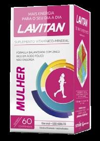 Lavitan d A a Z Suplmnto Vitamínico com 60 Comprimido Lavitan Mulhr Suplmnto Vitamínico com 60