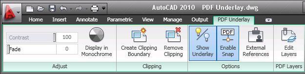 Suporte para PDF Input e Underlay Ganho de eficiência e precisão na realização directa de um PDF PDF