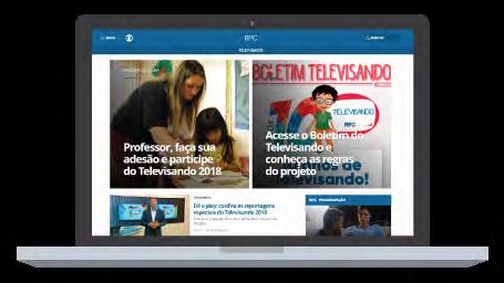 COMUNICAÇÃO Site O Televisando possui um site exclusivo: www.rpc.com.br/televisando. Nele você encontra todas as informações e notícias atualizadas sobre o projeto.