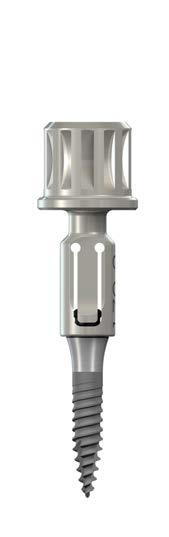 2.2.2 Pilares de paralelismo O pilar de paralelismo é um instrumento utilizado para assegurar o posicionamento paralelo correto do implante durante a preparação da base implantar e para alinhar com