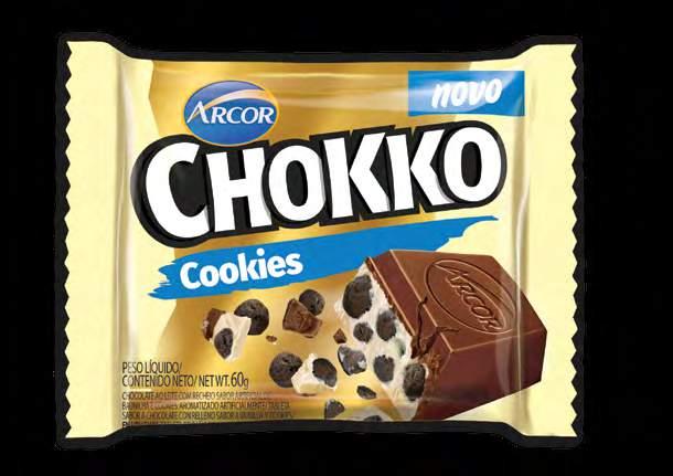 CHOCOLATE Qualidade Com uma grande quantidade de ingredientes, a nova linha Chokko entrega um sabor incomparável com um preço competitivo.
