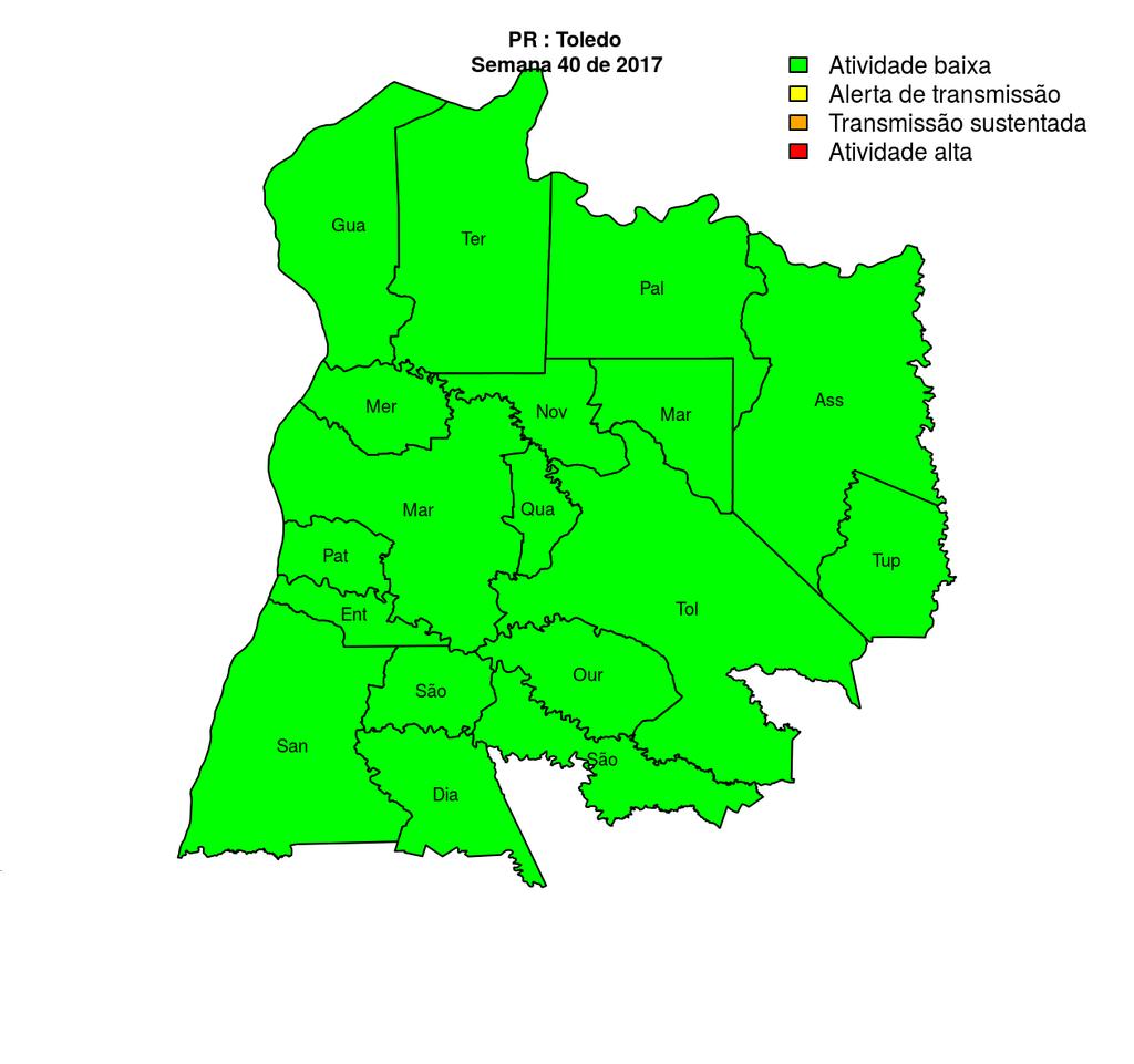 Regional Toledo Desde o início do ano, 77 casos de dengue foram registrados na Regional de Saúde, sendo 3 na última semana.