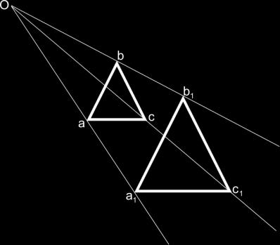 01. A homotetia é um tipo de transformação geométrica que altera o tamanho de uma figura, mas mantém as características principais, como a forma e os ângulos.