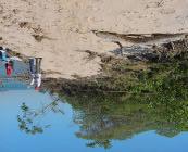 As margens estáveis do conjunto a jusante (arquipélago Floresta e Japonesa) estão todas situadas em canais secundários, e desta forma estão protegidas dos fluxos mais velozes.