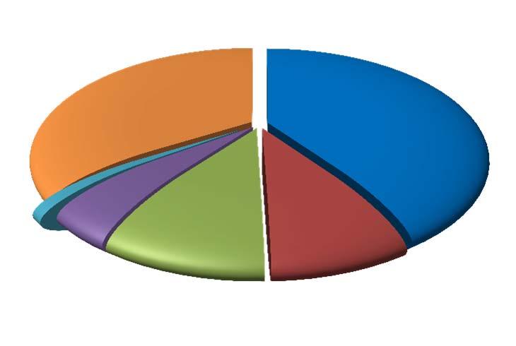 EXPEDIÇÃO/SHIPMENTS CAIXAS E ACESSÓRIOS DE PAPELÃO ONDULADO, DISTRIBUIÇÃO POR CATEGORIA INDUSTRIAL EM %/ BOXES AND ACCESSORIES OF CORRUGATED BOARD, DISTRIBUTION PER INDUSTRIAL CATEGORY IN %