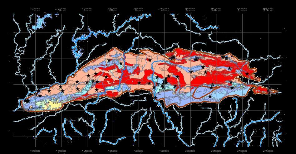 3 hm 3 /ano 2.5 hm 3 /ano 7.3 hm 3 /ano 2.2 hm 3 /ano Inventário de saneamento básico de 1994 (in Almeida et. al.