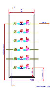 Sistema com Medição Individualizada 0,20 0,10 200 mm Altura mín. = 0,30m Altura máx.