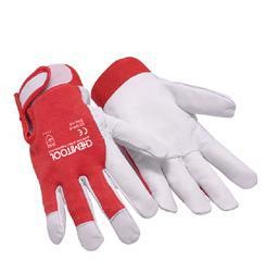 3.2 PROTECTIVE GLOVES LUVAS DE PROTECÇÃO GUANTES PROTECTORES CHS050103... EN388 NATURAL MIXED LEATHER / NATURAL CRUDE GLOVE Glove for general use. Elastic on back with wrist. Comfortable and flexible.