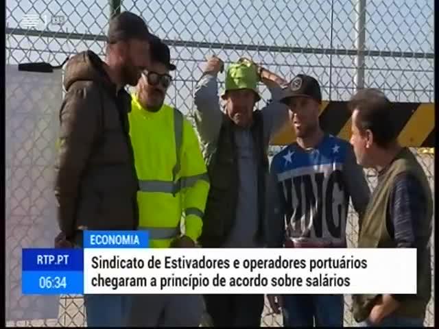 O Sindicato dos Estivadores considera que poderá ser o ponto final nos conflitos laborais, mas a posição final dos estivadores só