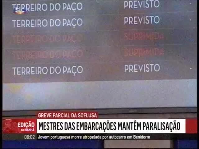 A42 SIC Duração: 00:00:31 OCS: SIC - Edição da Manhã ID: 80664051 23-05-2019 06:02 Os Mestres das embarcações