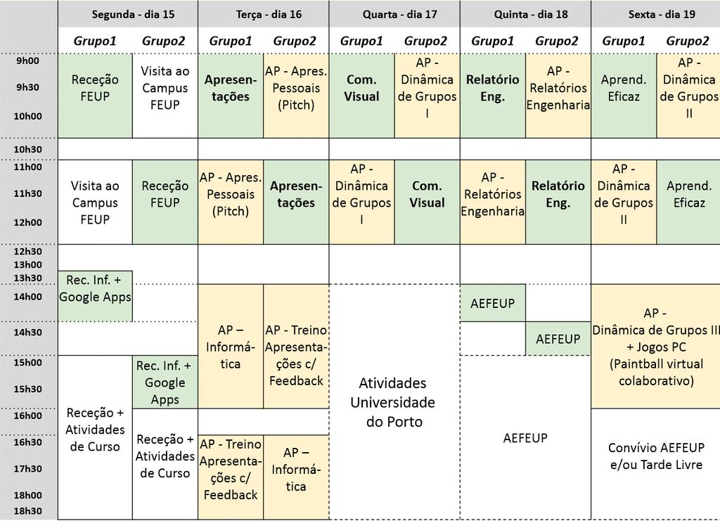 RECEÇÃO ESTUDANTES &