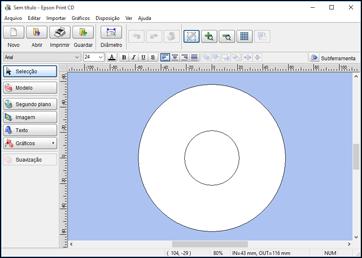 Tema principal: Como imprimir em um CD/DVD Tarefas relacionadas Como colocar um CD/DVD Iniciando o Epson Print CD - Windows Você pode usar o Epson Print CD para criar o seu CD ou DVD importando