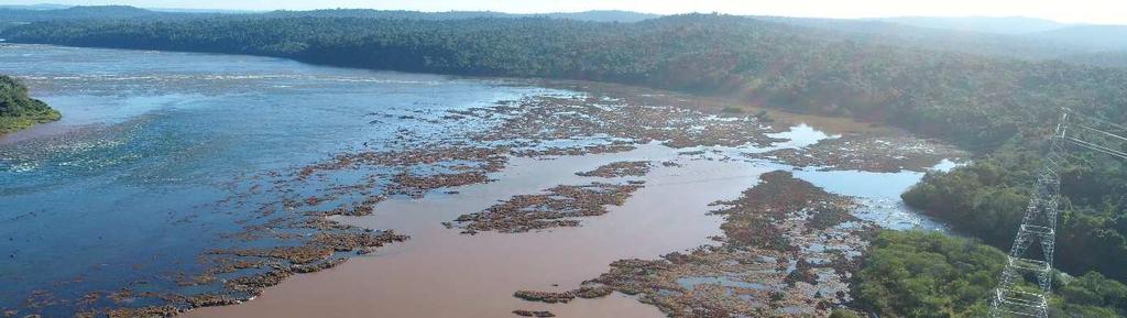 4.2 Áreas de trabalho A área de desenvolvimento da atividade de acompanhamento ambiental, resgate e salvamento da ictiofauna durante o enchimento do reservatório da UHE Baixo Iguaçu se concentrou