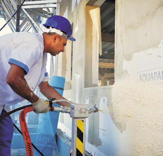 74 cimentícias utiliza dois tipos de telas: a que fica inserida na argamassa, revestindo a placa de forma contínua, e a tela para tratamento das juntas.