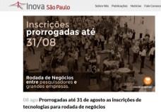 (estadual) Rede Inova São Paulo (estadual) DesenvolveSP.com.
