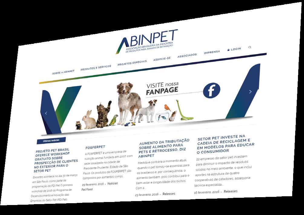 BENEFÍCIOS EM SER UM ASSOCIADO As empresas associadas à Abinpet têm à disposição produtos e serviços que oferecem suporte para garantir seu desempenho.