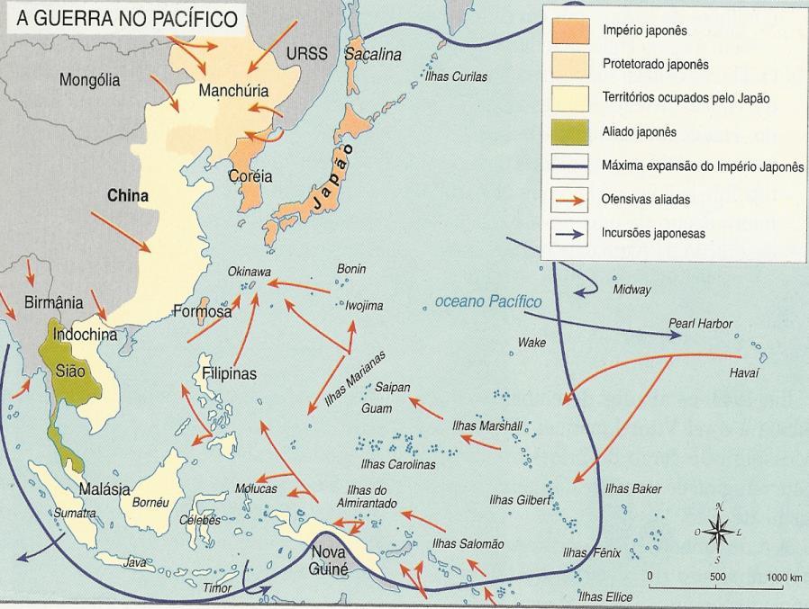 Ataque japonês a base americana