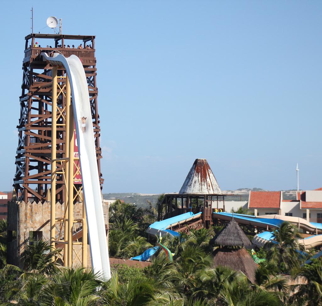 Beach park 3. Arrepius O Arrepius é um conjunto de cinco toboáguas com diferentes níveis de emoção.