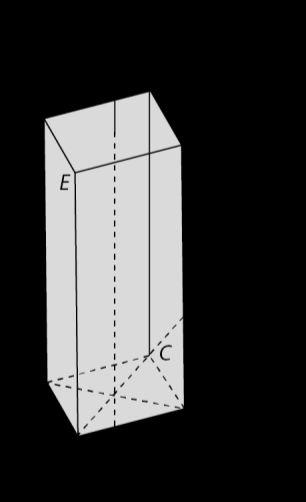 . Na figura está representado, num referencial o.n. Oxyz, um prisma quadrangular regular [ABCDEFGH], cujo centro da base inferior é a origem do referencial.