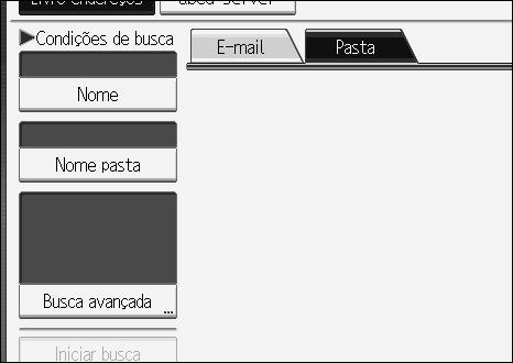 Especificar destinos de Digitalizar para Pasta B Utilize as teclas numéricas para introduzir o número de registo de cinco algarismos atribuído a um destino.