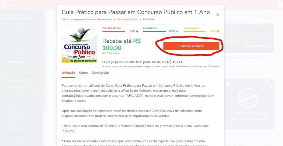 Qual a diferença entre Solicitar Avaliação ou Promover Produto?