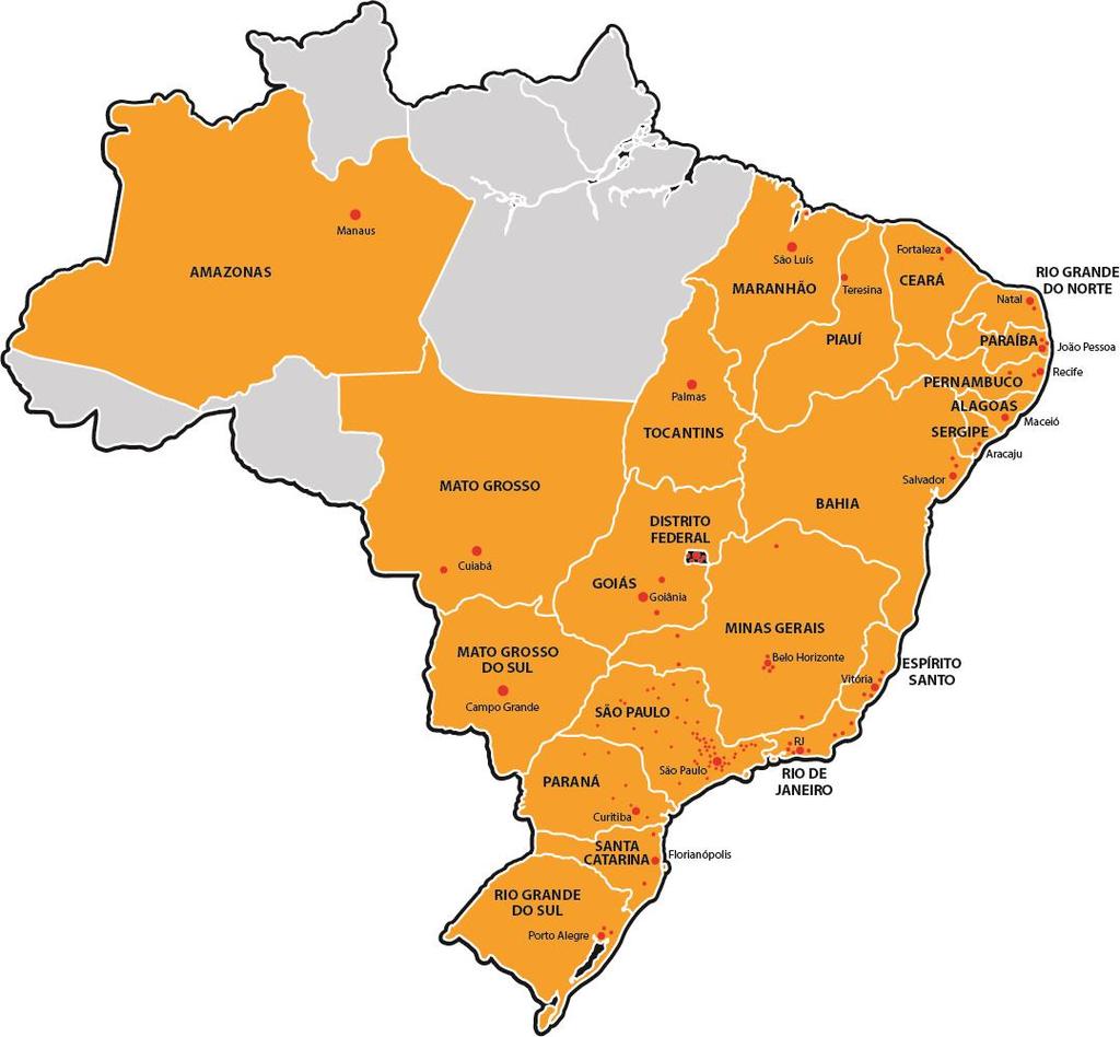 ATUAÇÃO DA MRV Um a cada 250 brasileiros mora em um MRV.