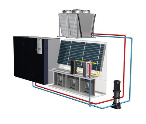 os órgãos de controle ambiental, R407c e R410A; Notificação de falha por e-mail ou mensagem; Dimensões compactas; Opcionais de filtro sujo e