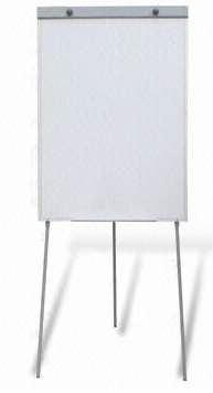 20 2. Quadros Flip-Chart Flip-Chart Easel Económico Flipchart Easel económico. Superfície de escrita em melamina com 1000 x 700 mm. Portátil e fácil de usar. Altura ajustável.