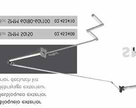 of keys 2 Branco lacado Blanco lacado Blanc lacqué White coated Aço e PVC Acero y PVC Acier et PVC Steel and PVC Kit p for SMM 5050 Kit p for SMM