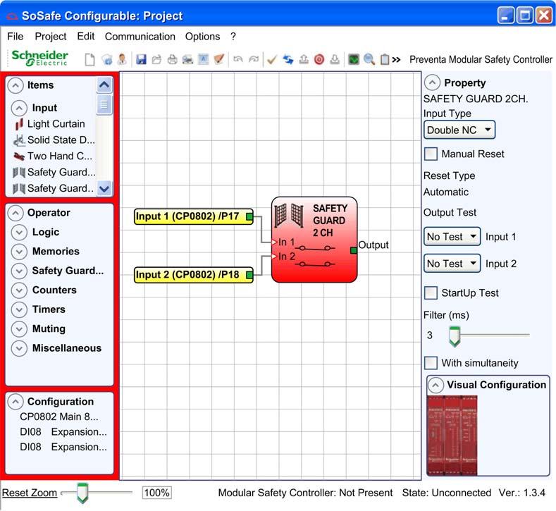Criando um Projeto no Software SoSafe Configurable Criar a configuração Procedimento Quando a configuração de