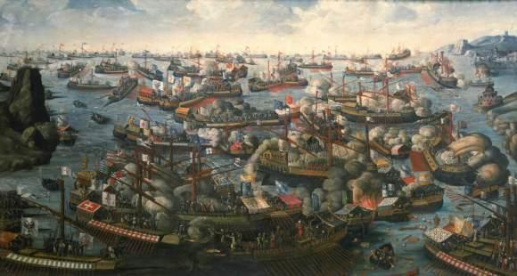 A batalha de Lepanto de 1571 O desastre de Alcácer Quibire a consequente perca da nacionalidade vem alterar a correlação de forças na região, passando a vigorar um conflito aberto bipartido, entre
