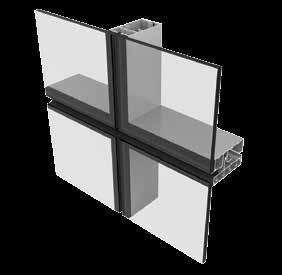 AA201 - BR SISTEMA UNITIZADO STRUCTURAL GLAZING Sistema inovador para fachada unitizada Structural Glazing, o AA201 -BR é composto por módulos içados completamente prontos, facilitando a instalação.