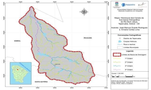 o DOI: DOI: 10.17553/2359-0831/ihgp.v2n2p84-95 Na figura 1, representa-se uma mapa com a distribuição espacial dos canais.