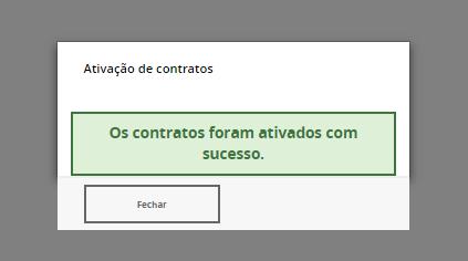 Posteriormente receberá por carta um código de ativação, ou por