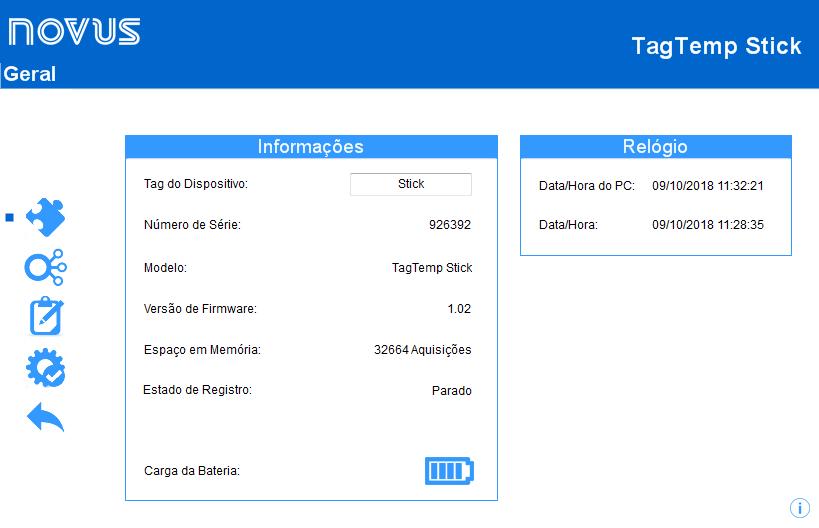 3 CONFIGURANDO O EQUIPAMENTO Para realizar a configuração do equipamento, é necessário que ele esteja conectado à porta USB do computador. Ver Fig. 03.