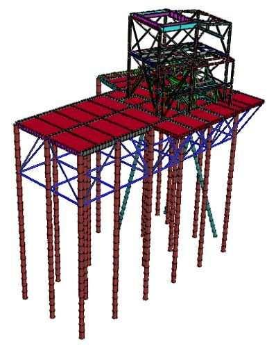 3. Modelo de Elementos Finitos O modelo computacional proposto, desenvolvido para a análise dinâmica da laje