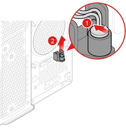 1. Remova todas as mídias das unidades e desligue todos os dispositivos conectados e o computador. Desconecte todos os cabos de alimentação das tomadas elétricas e também todos os cabos do computador.